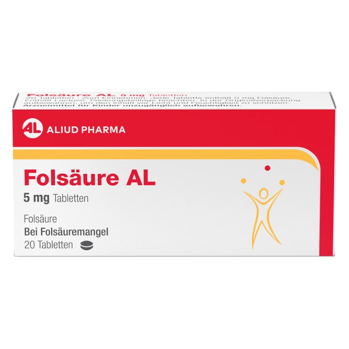 Folsäure AL 5 mg, 20 pc Tablettes