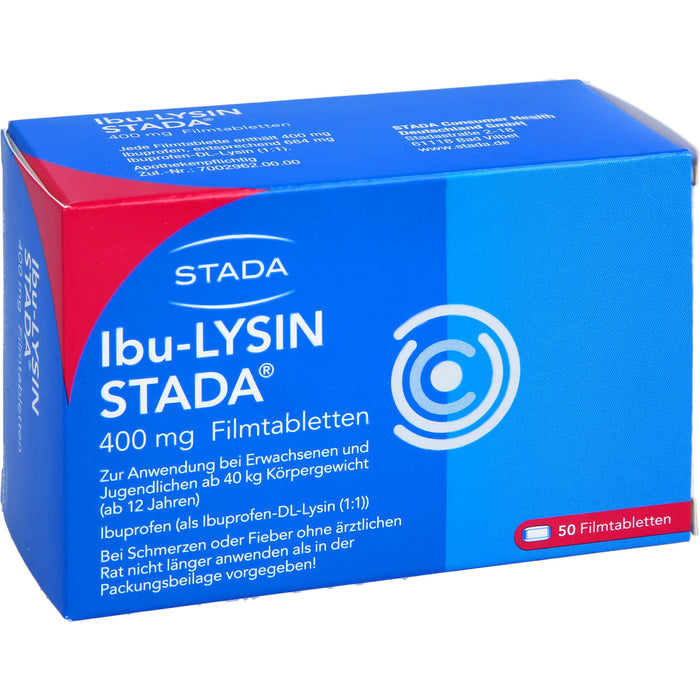 Ibu-LYSIN STADA 400 mg Filmtabletten, 50 St FTA