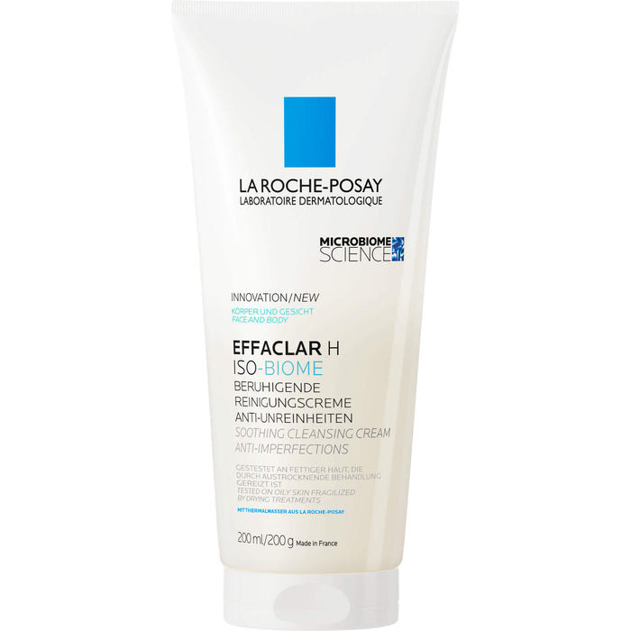 LA ROCHE-POSAY Effaclar H Iso-Biome Reinigungscreme für das Gesicht, 200 ml Crème