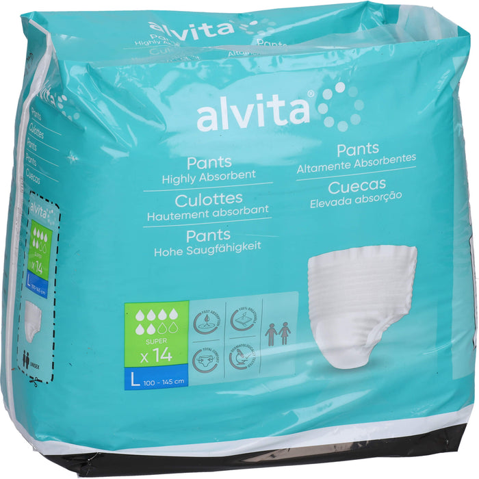 Alvita Inkontinenz Pants Super Large, 14 St