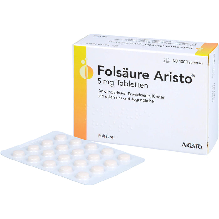 Folsaeure Aristo 5mg Tab, 100 St TAB