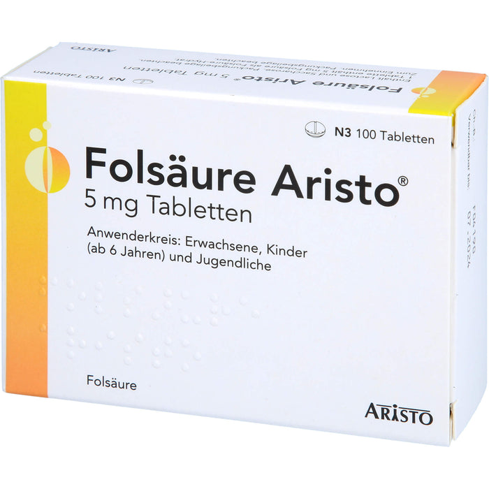 Folsaeure Aristo 5mg Tab, 100 St TAB