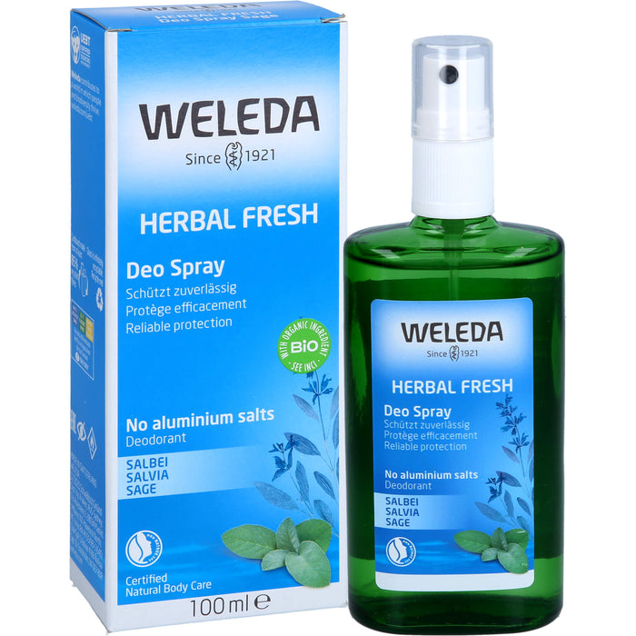 WELEDA Herbal Fresh Deo Spray Salbei, 100 ml SPR