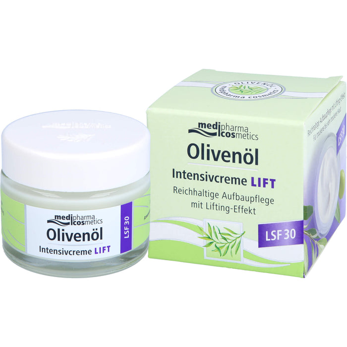 medipharma cosmetics Olivenöl Intensivcreme Lift LSF 30, 50 ml Cream