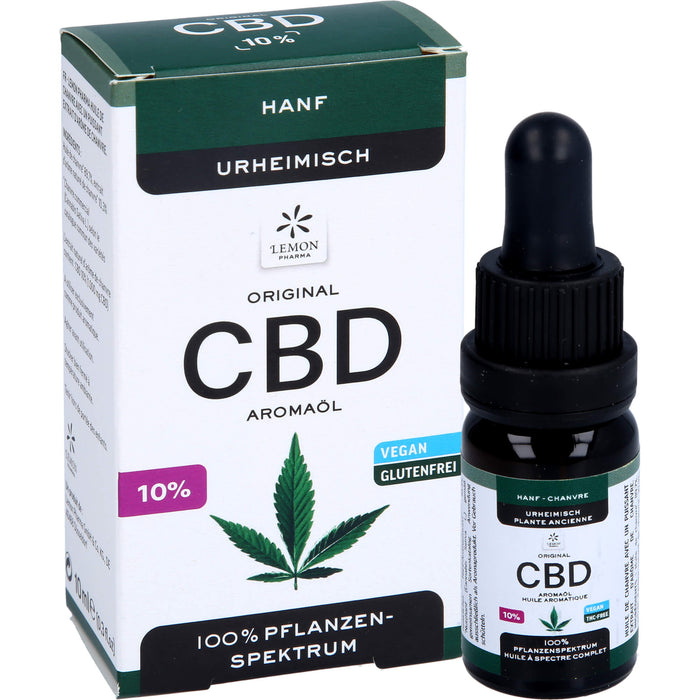 CBD 10% HANF Tropfen Aroma, 10 ml TRO