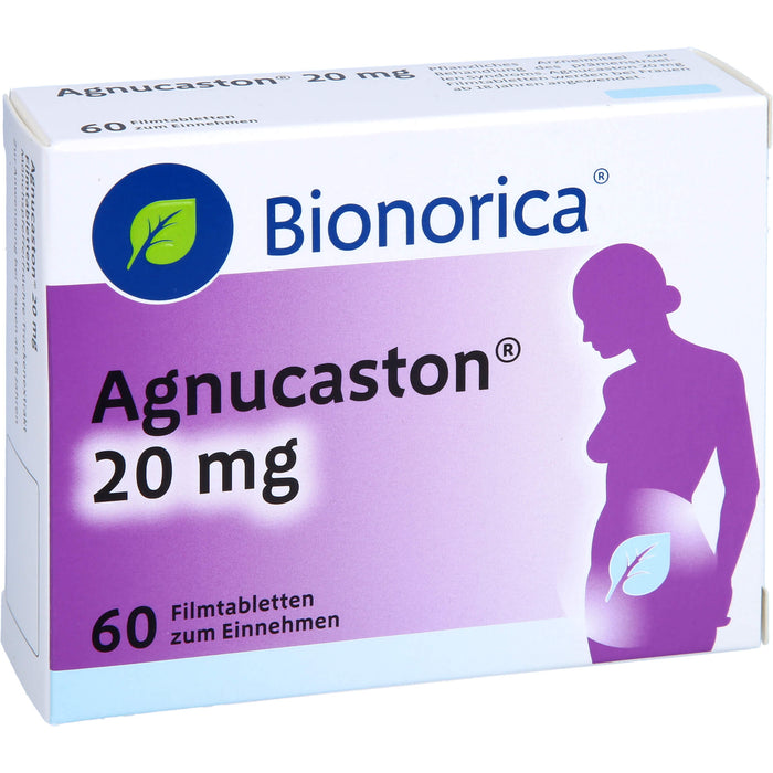 Agnucaston 20 mg Filmtabletten bei Regelbeschwerden, 60 St. Tabletten