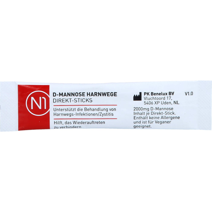 N1 D-MANNOSE HARNWEGE DIREKT-STICKS, 30 St GRA