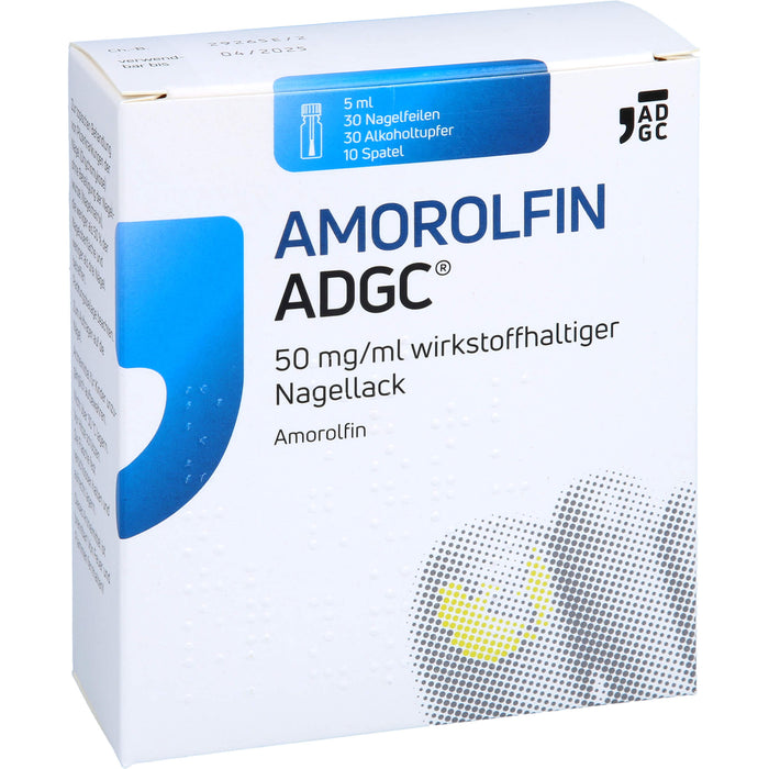 AMOROLFIN ADGC 50 mg/ml wirkstoffhaltiger Nagellack, 5 ml NAW