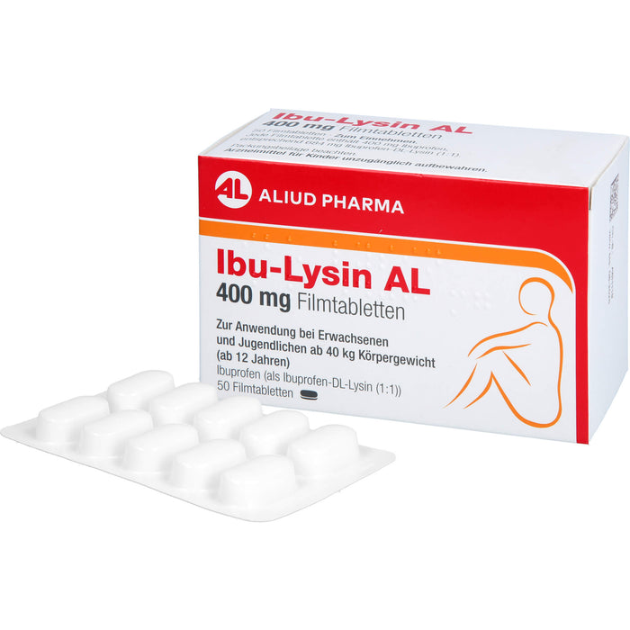 Ibu Lysin Al 400mg Fta, 50 St FTA