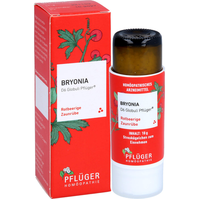 Bryonia D6 Globuli Pflüger Dosierspender, 10 g GLO