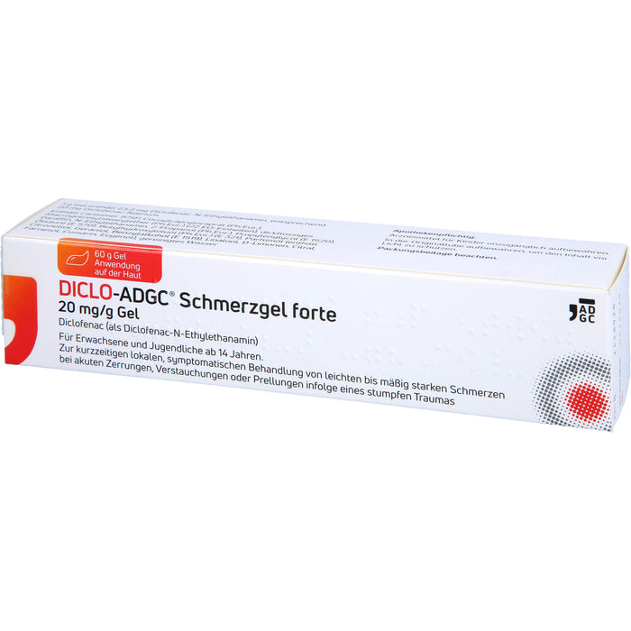 Diclo Adgc Forte 20mg Gel, 60 g GEL