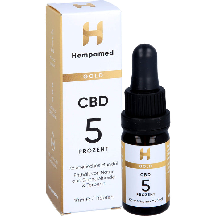 Hempamed CBD Gold Mundöl 5%, 10 ml TRO