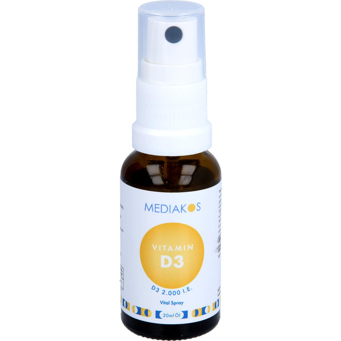 Vitamin D3 2,000 I.E. Mediakos Vital Spray, 20 ml SPR