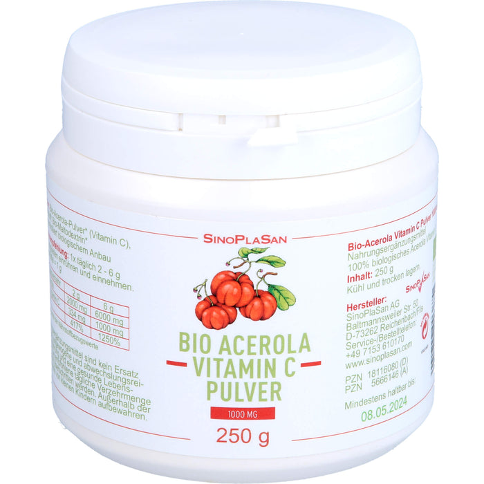 BIO ACEROLA VITAMIN C 1000Mg, 250 g PUL