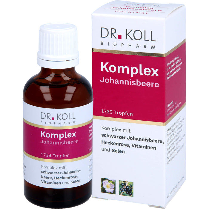 DR. KOLL Komplex Johannisbeere Tropfen, 50 ml Lösung