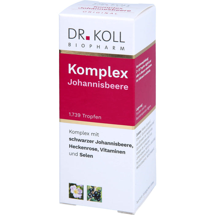 DR. KOLL Komplex Johannisbeere Tropfen, 50 ml Solution