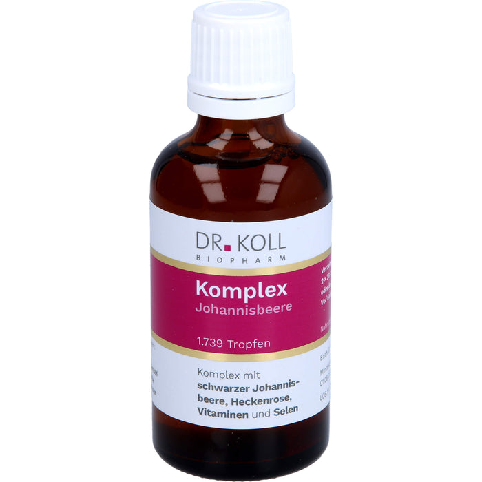 DR. KOLL Komplex Johannisbeere Tropfen, 50 ml Lösung