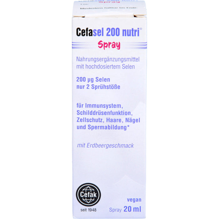 Cefasel 200 nutri Spray, 20 ml SPR