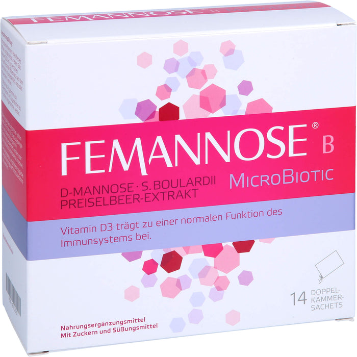 FEMANNOSE B MicroBiotic Pulver trägt zu einer normalen Funktion des Immunsystems bei, 14 St. Beutel