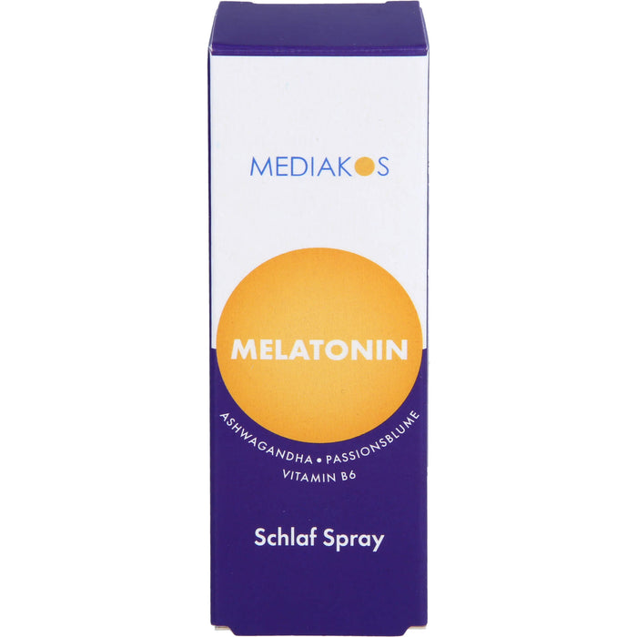 Melatonin Ashwagandha Mediakos Schlaf Spray vegan, 20 ml SPR