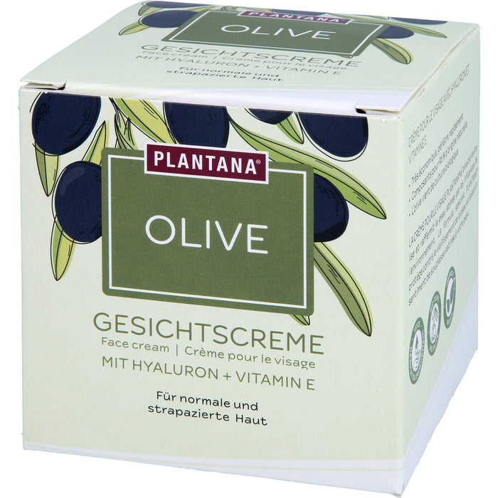 Plantana Olive Gesichtscreme Hyaluron & Vitamin-E, 50 ml CRE