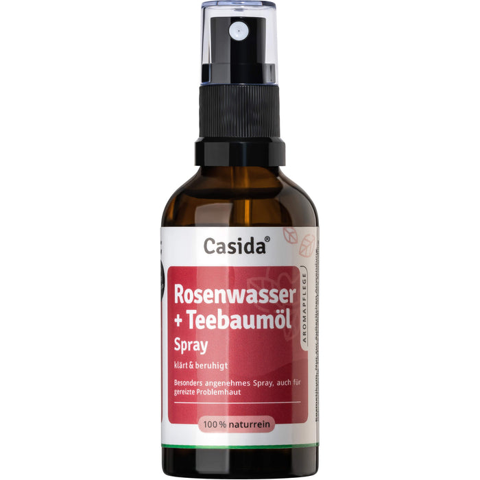 Rosenwasser + Teebaumöl Spray, 50 ml SPR