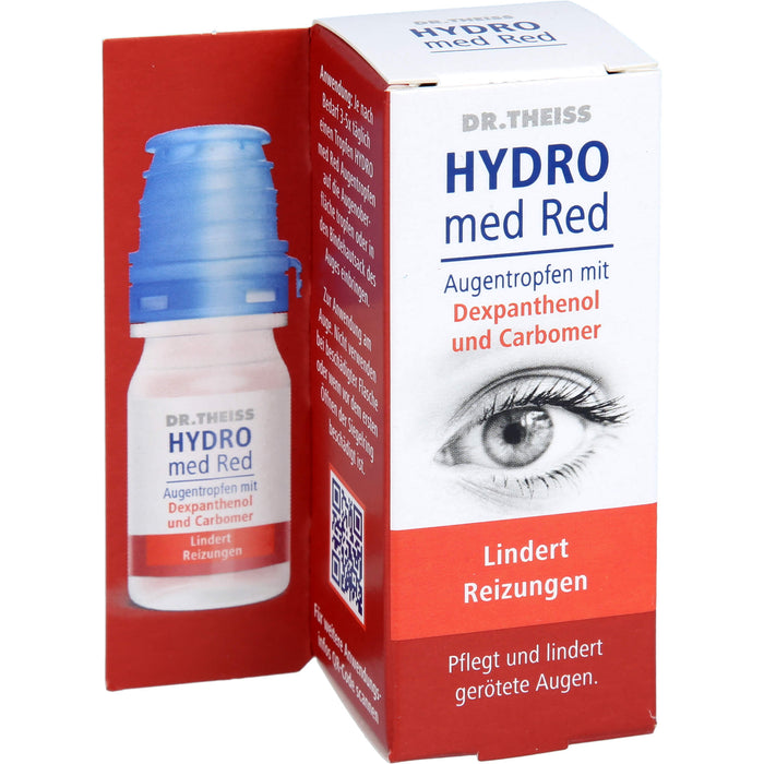 DR. THEISS Hydro med Red Augentropfen lindert Reizungen, 10 ml Solution