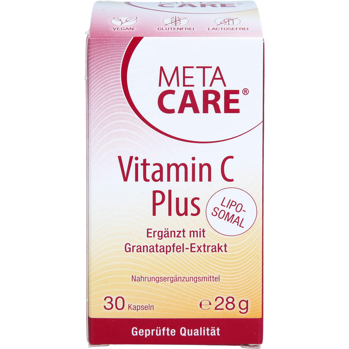 META CARE VITAMIN C PLUS, 30 St KAP