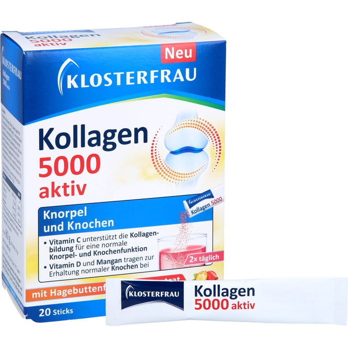 Klosterfrau Kollagen 5000 aktiv Sticks, 20 St GRA