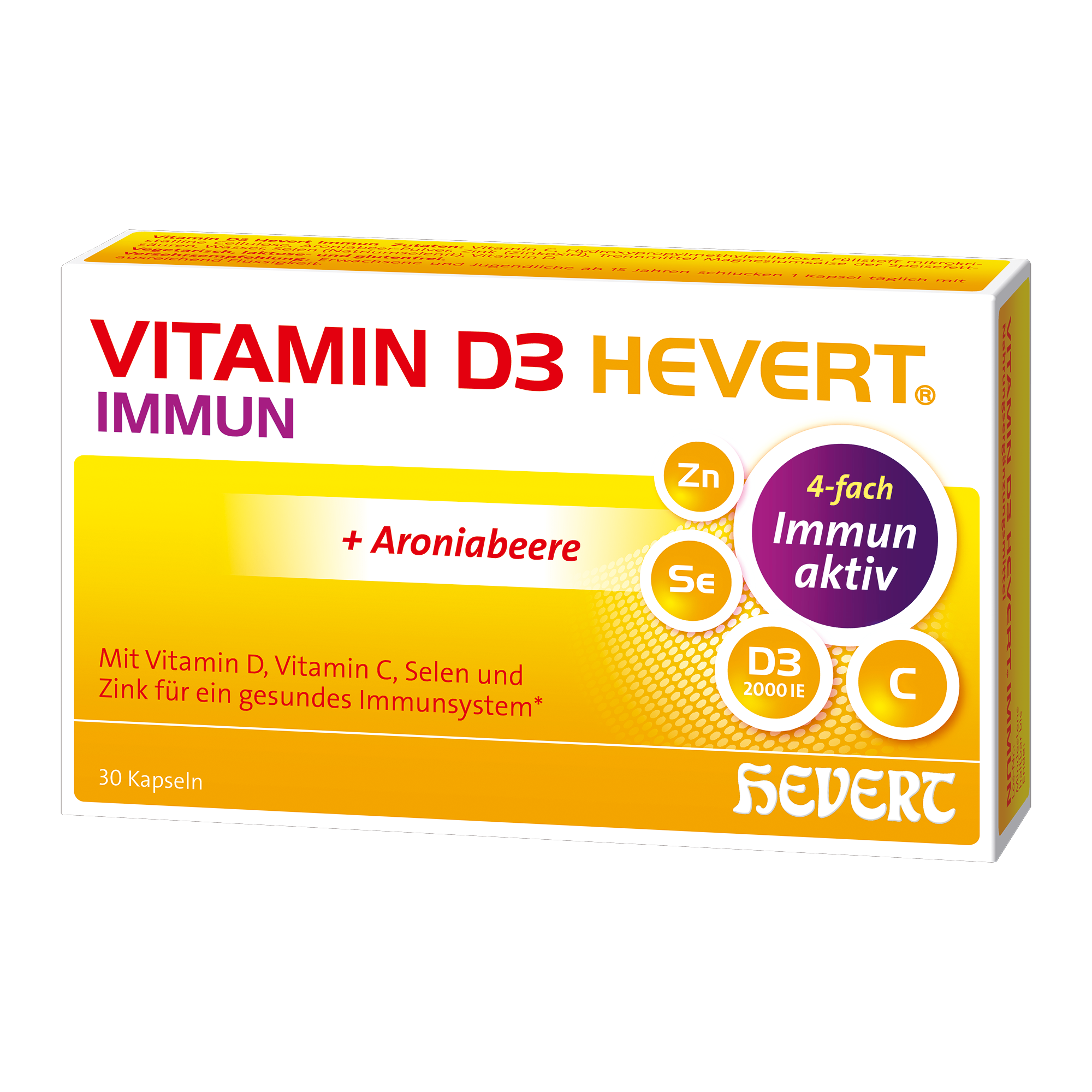 Vitamin D3 Hevert Immun, 30 St. Kapseln