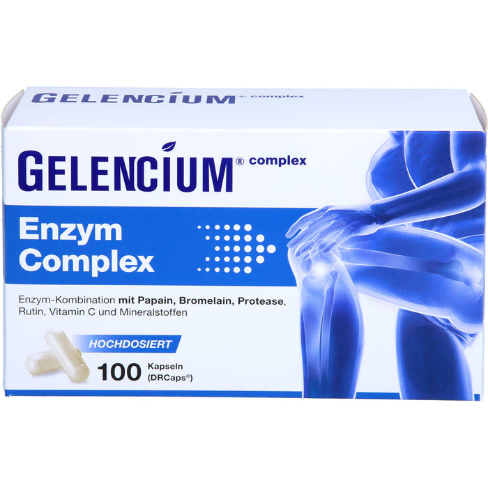 GELENCIUM Enzym Complex hochdosiert mit Bromelain, 100 St KAP