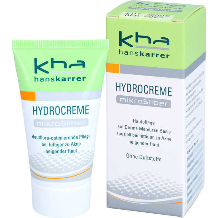 Hans Karrer Hydrocreme Mikrosilber bei normaler bis fettiger Haut, 30 ml Cream