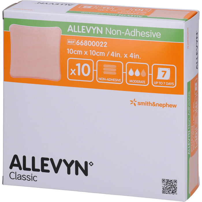 ALLEVYN non Adhesive 10x10 cm Wundverband, 10 St KOM