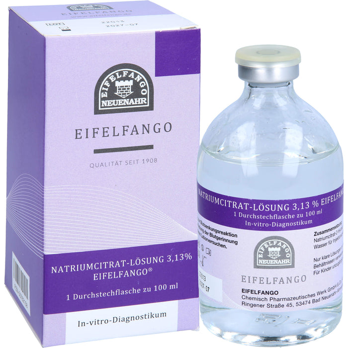 Natriumcitrat-Lösung 3,13 % Eifelfango, 100 ml Lösung