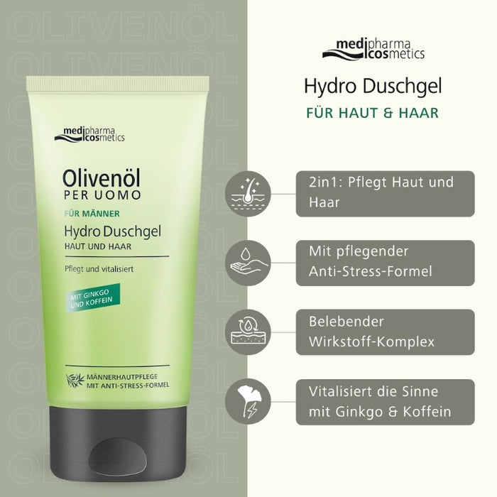 OLIVENÖL PER UOMO Hydro Duschgel, 150 ml, 150 ml Duschgel