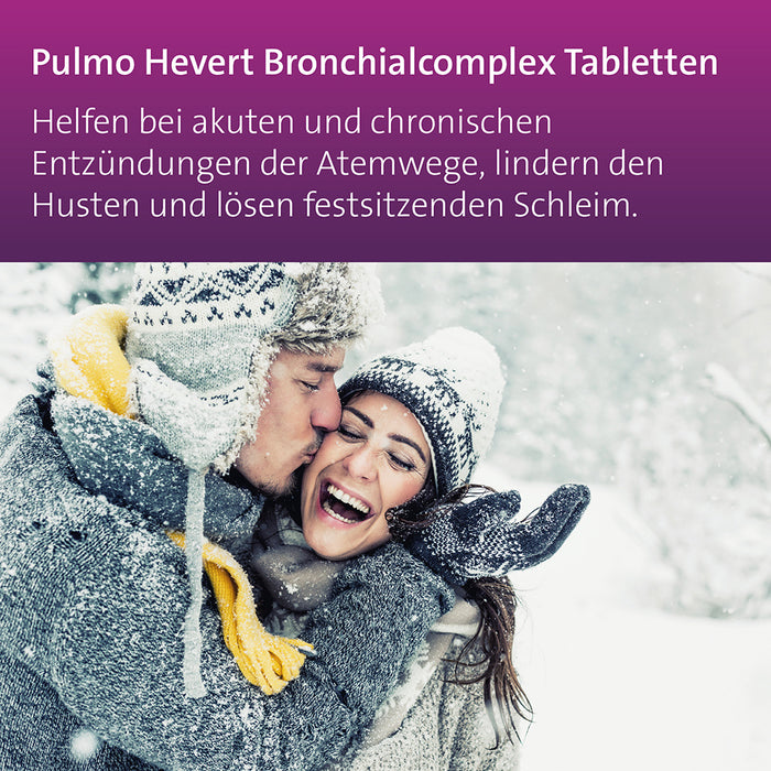 Pulmo Hevert Bronchialcomplex bei Entzündungen der Atemwege mit Husten, 100 St. Tabletten