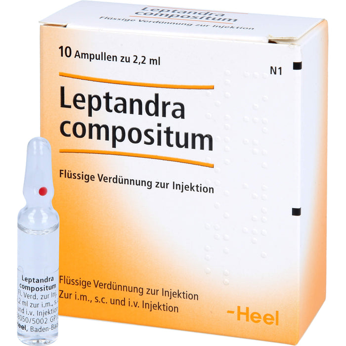 Leptandra compositum Inj.-Lsg., 10 pc Ampoules