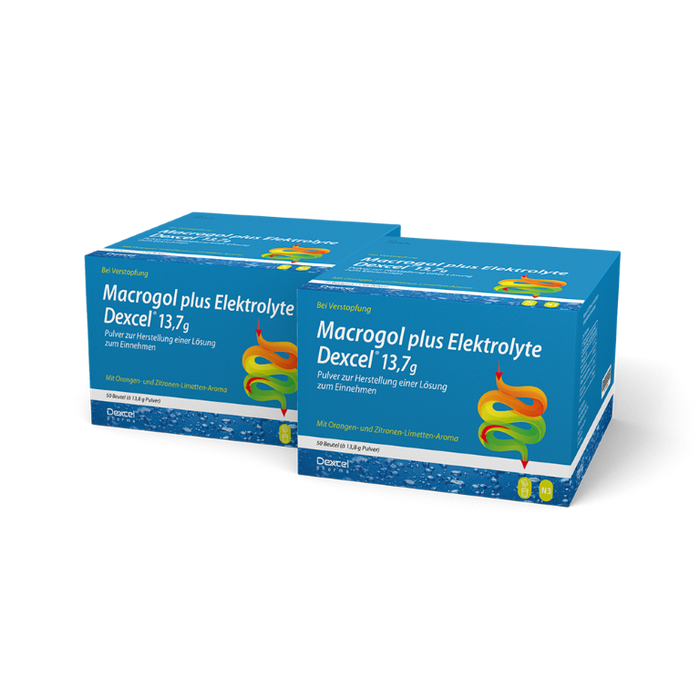 Macrogol Dexcel plus Elektrolyte bei Verstopfung	, 1370 g Poudre