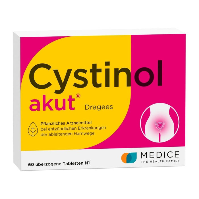 Cystinol akut Dragees bei Harnwegserkrankungen, 60 pcs. Tablets