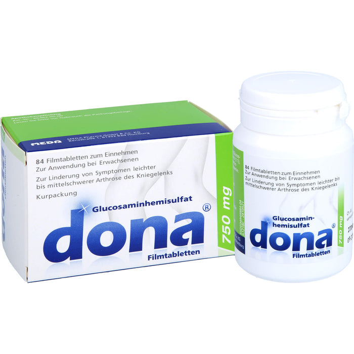 dona 750 mg Tabletten bei Arthrose des Kniegelenks, 84 pc Tablettes