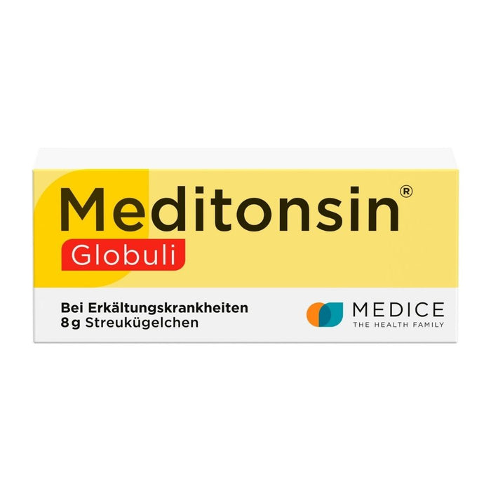 Meditonsin Globuli bei Erkältungskrankheiten, 8 g Globuli