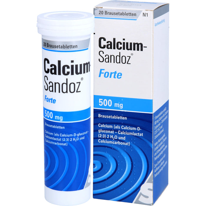 Calcium-Sandoz forte Brausetabletten, 20 pcs. Tablets