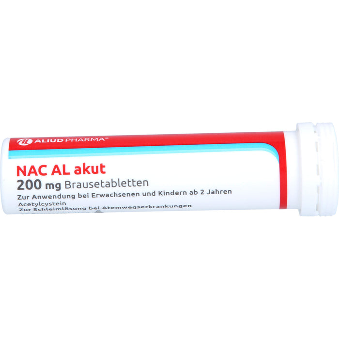 NAC AL akut 200 mg Brausetabletten zur Schleimlösung, 20 pcs. Tablets