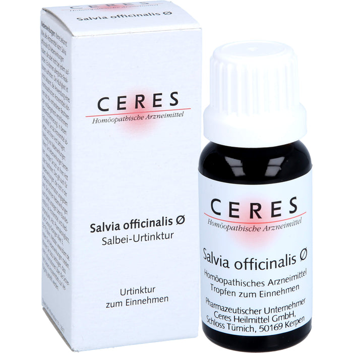 CERES Salvia officinalis Urtinktur, 20 ml Lösung