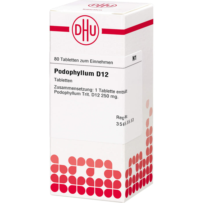 Podophyllum D12 DHU Tabletten, 80 St TAB