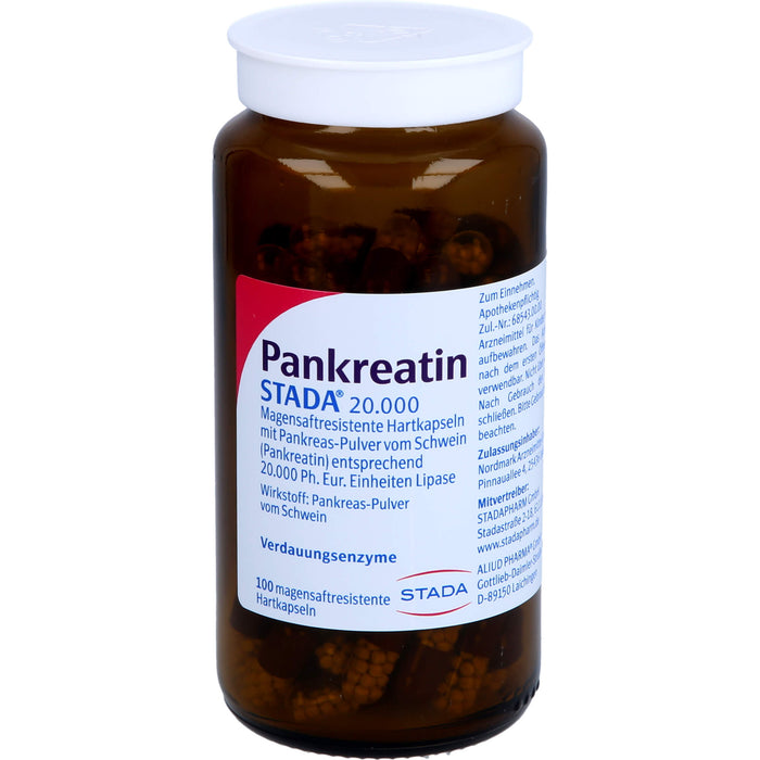 PANKREATIN STADA 20.000 Hartkapseln Verdauungsenzyme, 200 St. Kapseln