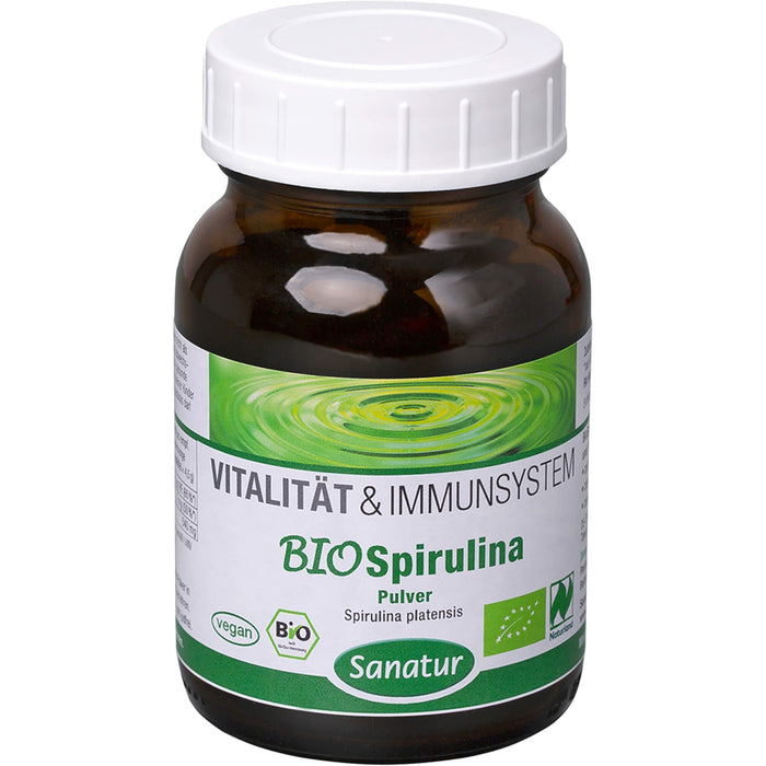 allcura Bio Spirulina Pulver, 125 g Poudre