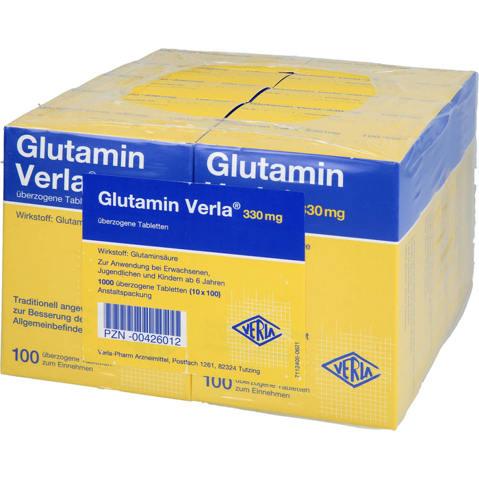 Glutamin Verla Tabletten , 1000 pc Tablettes