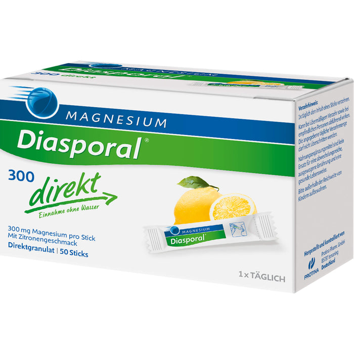 Diasporal 300 direkt Magnesium Granulat Sticks, 50 St. Beutel