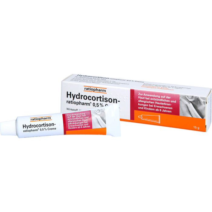 Hydrocortison-ratiopharm 0,5 % Creme, 15 g Cream